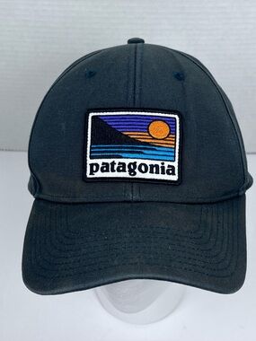 Patagonia Organic Cotton Up and Out Roger That Snap Back Hat Green OSFM; Surf